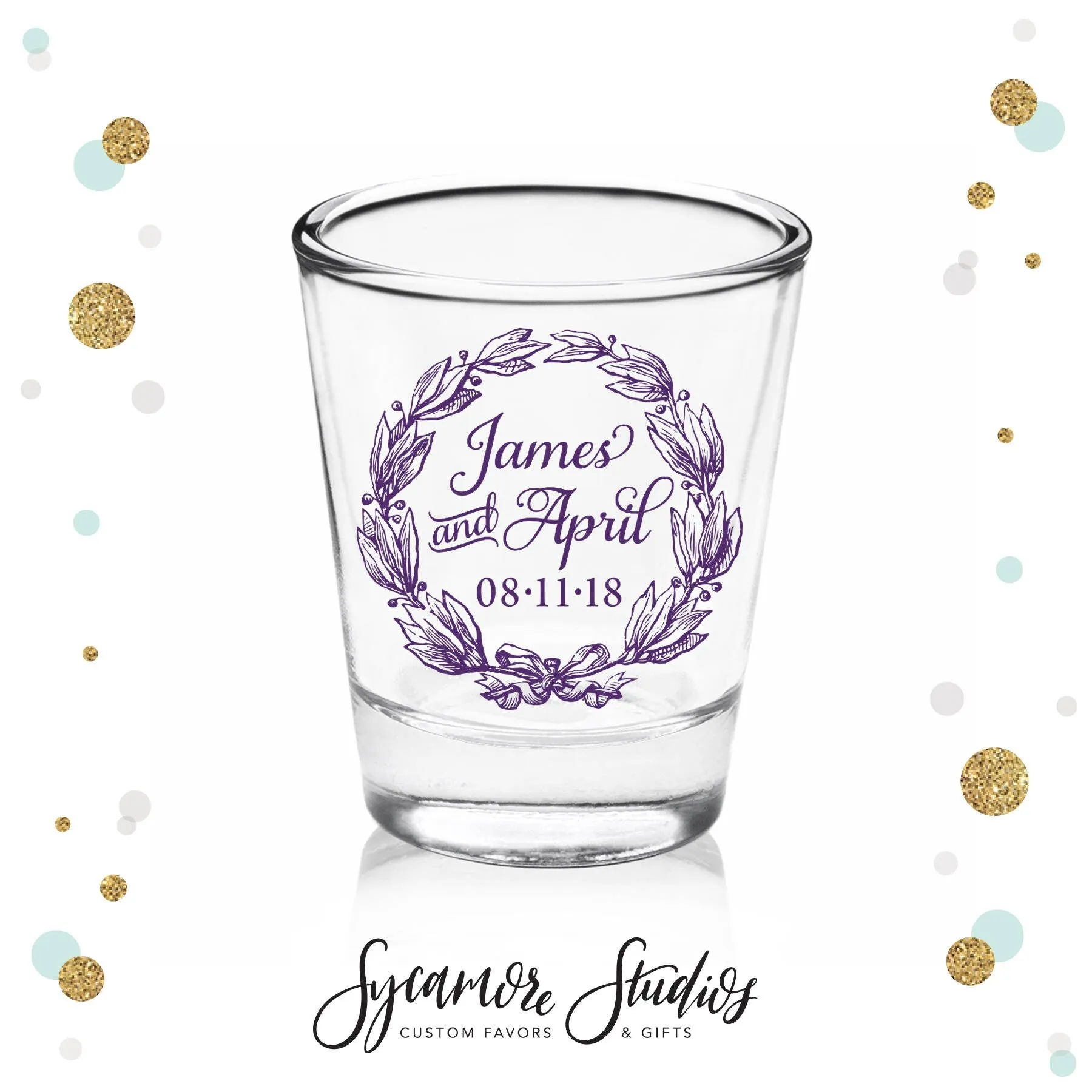 Wreath - Shot Glass #26C
