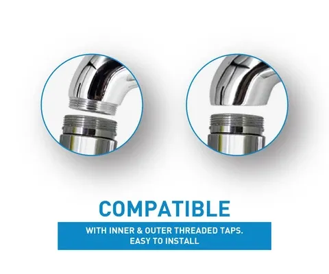 X22 Dual Flow Chrome Finish JET and ECO Flow Aerator