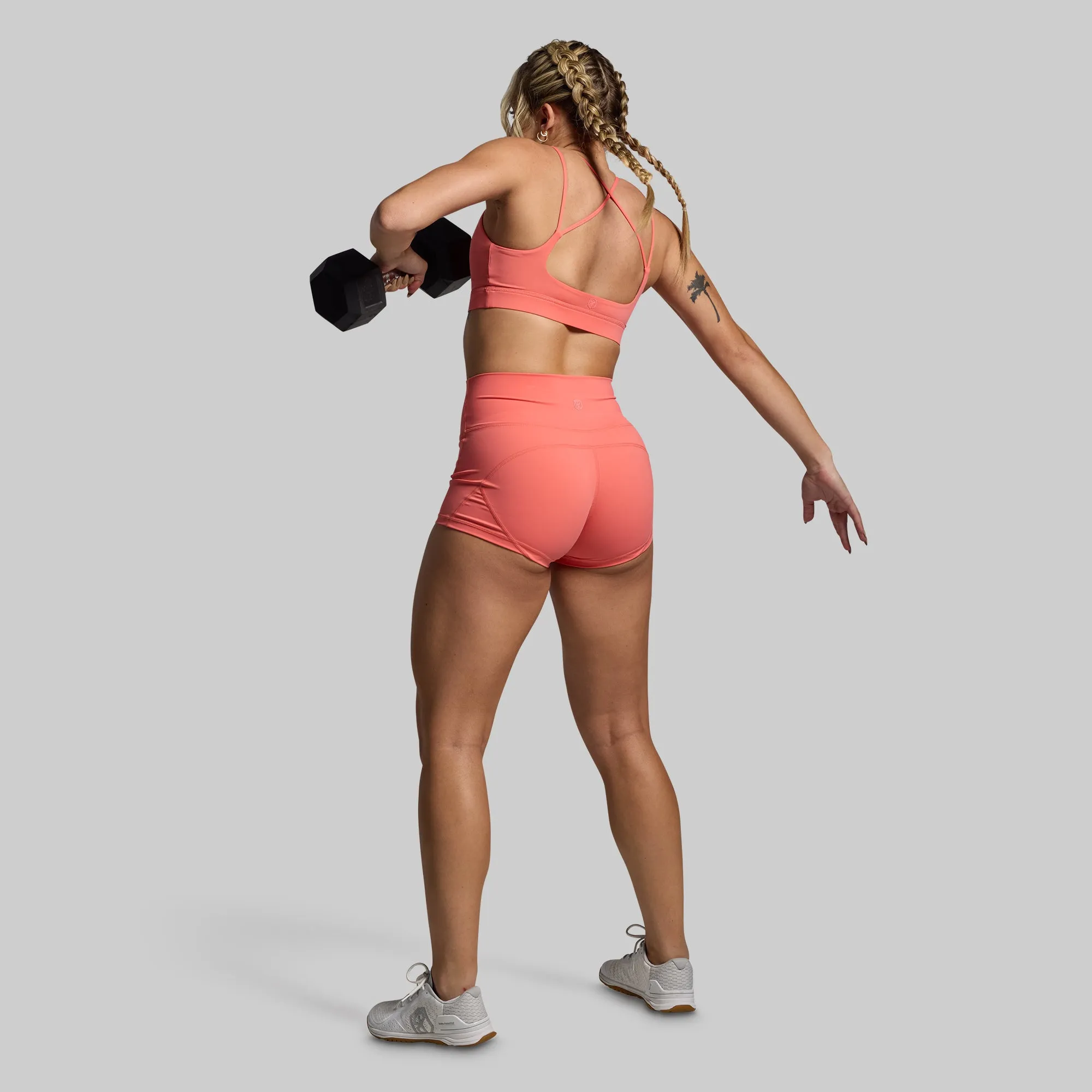 Your Go To Booty Short (Hot Peach)
