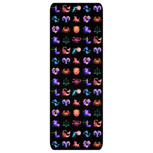 Zodiac Sign Illustration Yoga Mat